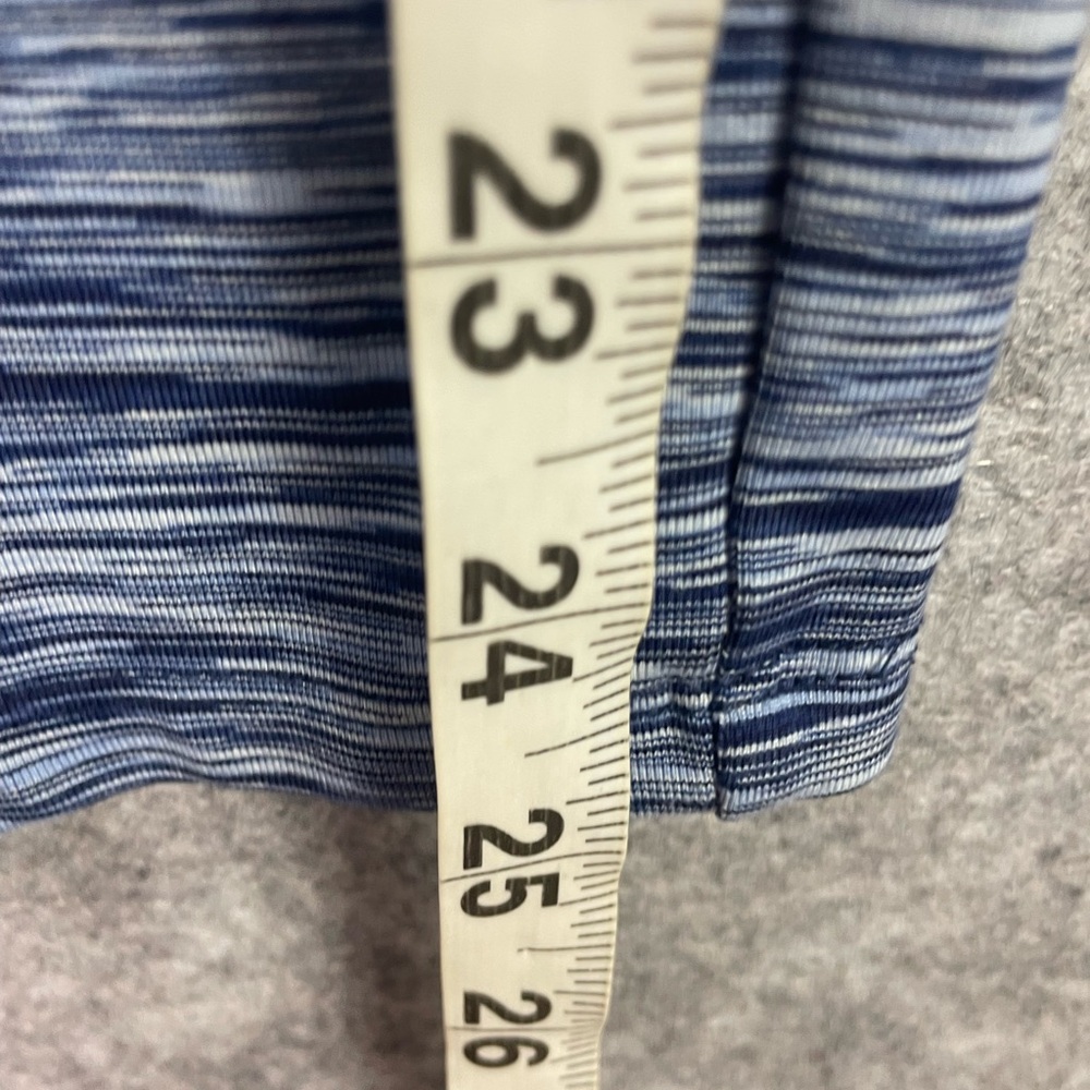 Zenergy by Chico's Leggings Womens Large 12 (2) Blue Cropped Pull On Athletic. - Picture 5 of 10